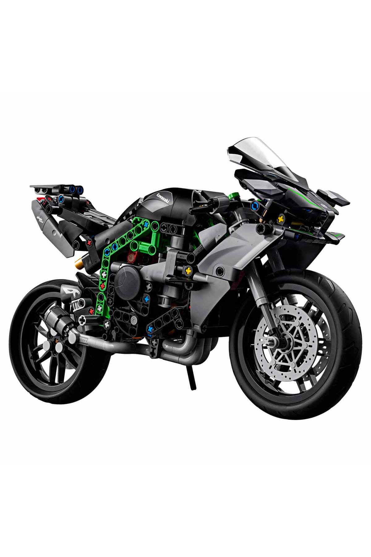 LEGO Technic Kawasaki Ninja H2R Motosiklet 42170 - 10 Yaş ve Üzeri Çocuklar için Koleksiyonluk Y