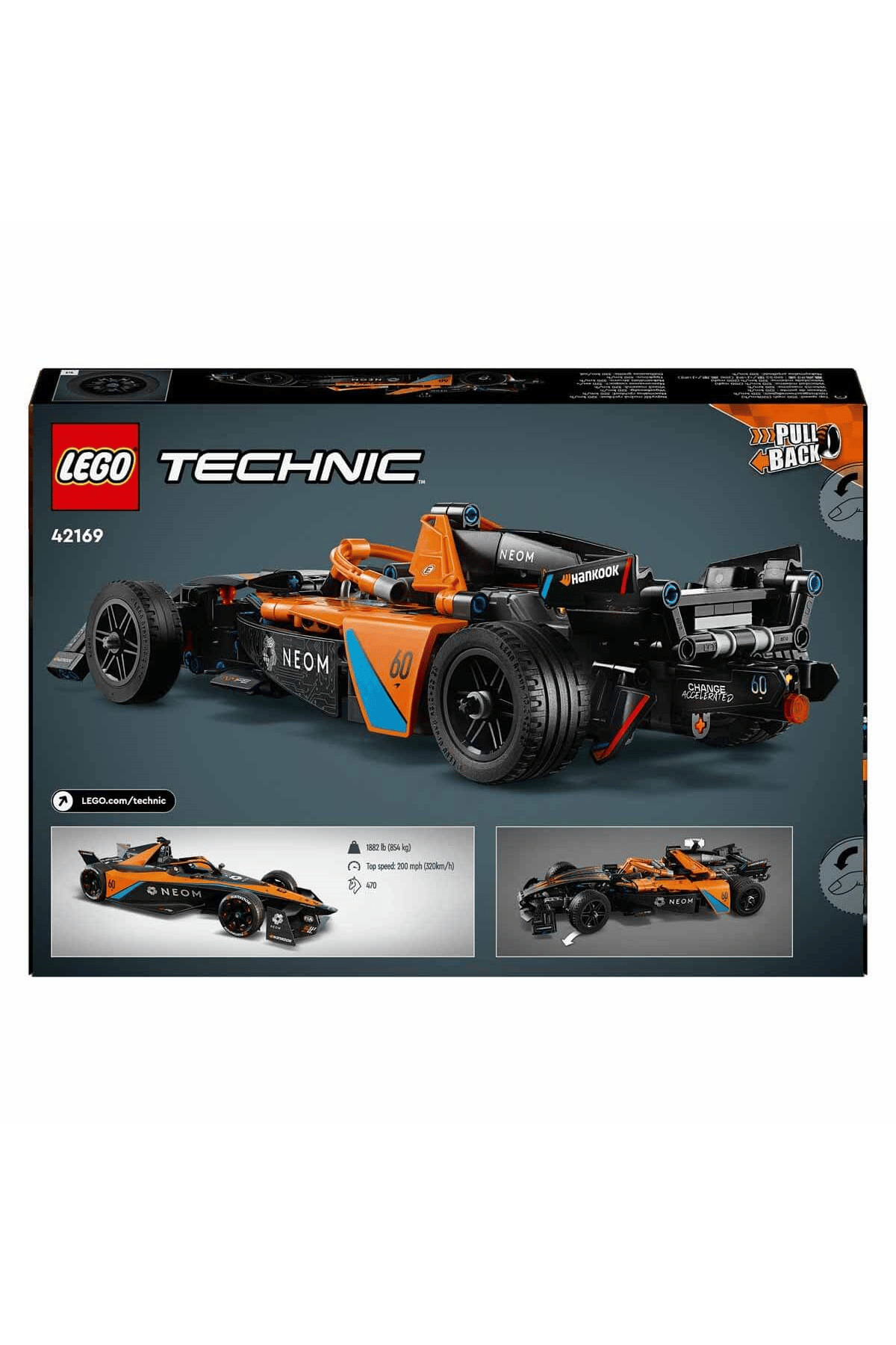 LEGO Technic NEOM McLaren Formula E Yarış Arabası 42169 - 9 Yaş ve Üzeri Çocuklar için Koleks
