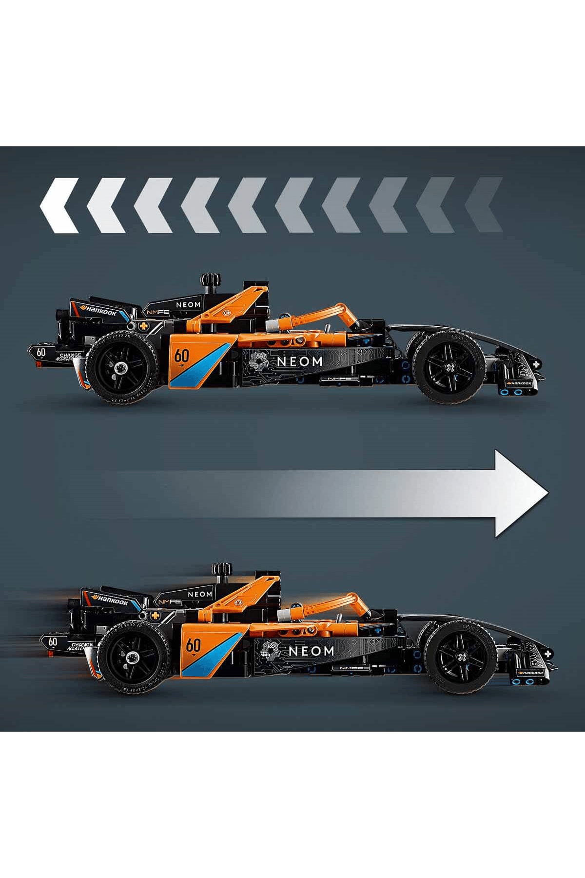 LEGO Technic NEOM McLaren Formula E Yarış Arabası 42169 - 9 Yaş ve Üzeri Çocuklar için Koleks