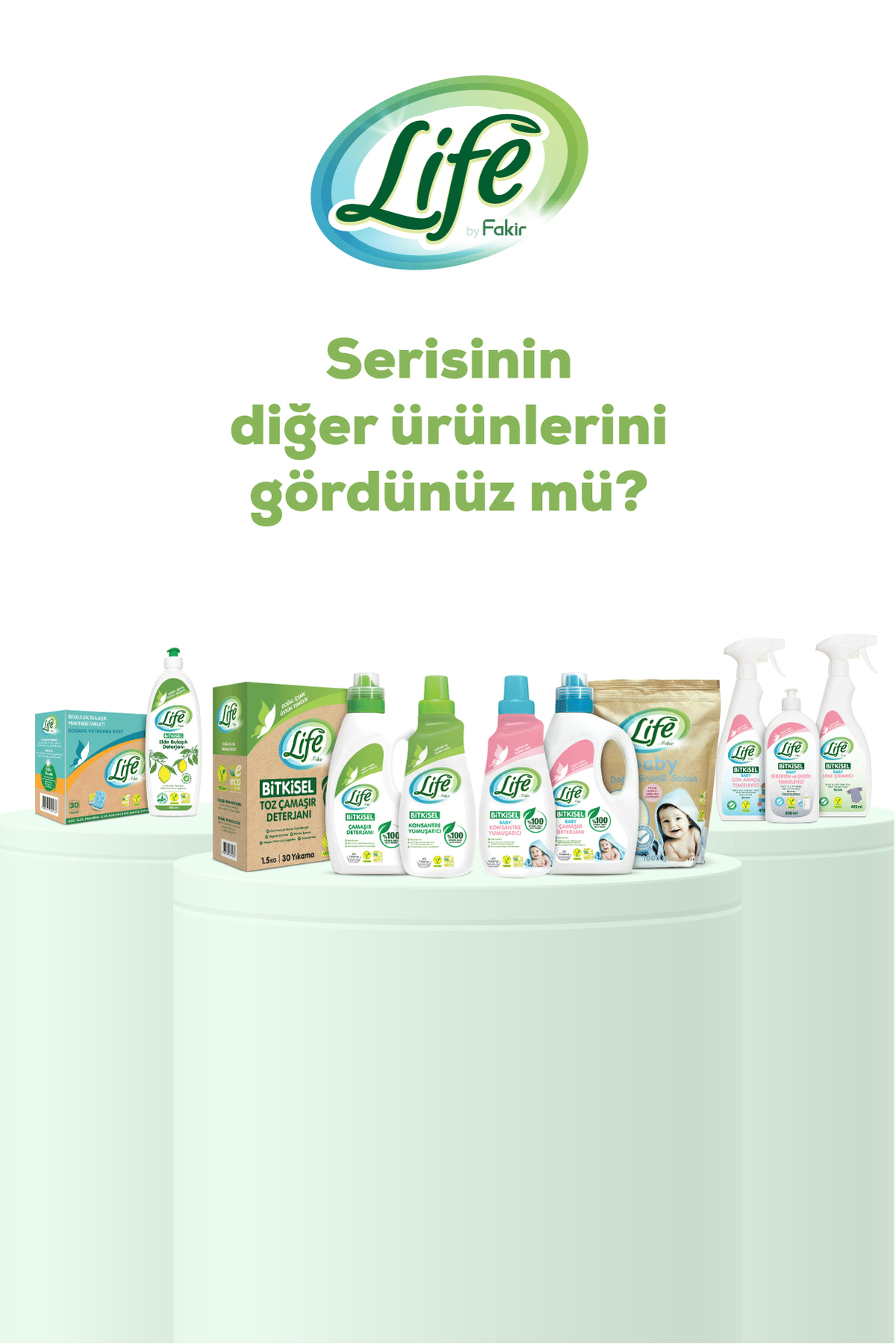 Life By Fakir Bitkisel Bazlı Vegan Çamaşır Yumuşatıcısı 1500 ml X 3 Adet