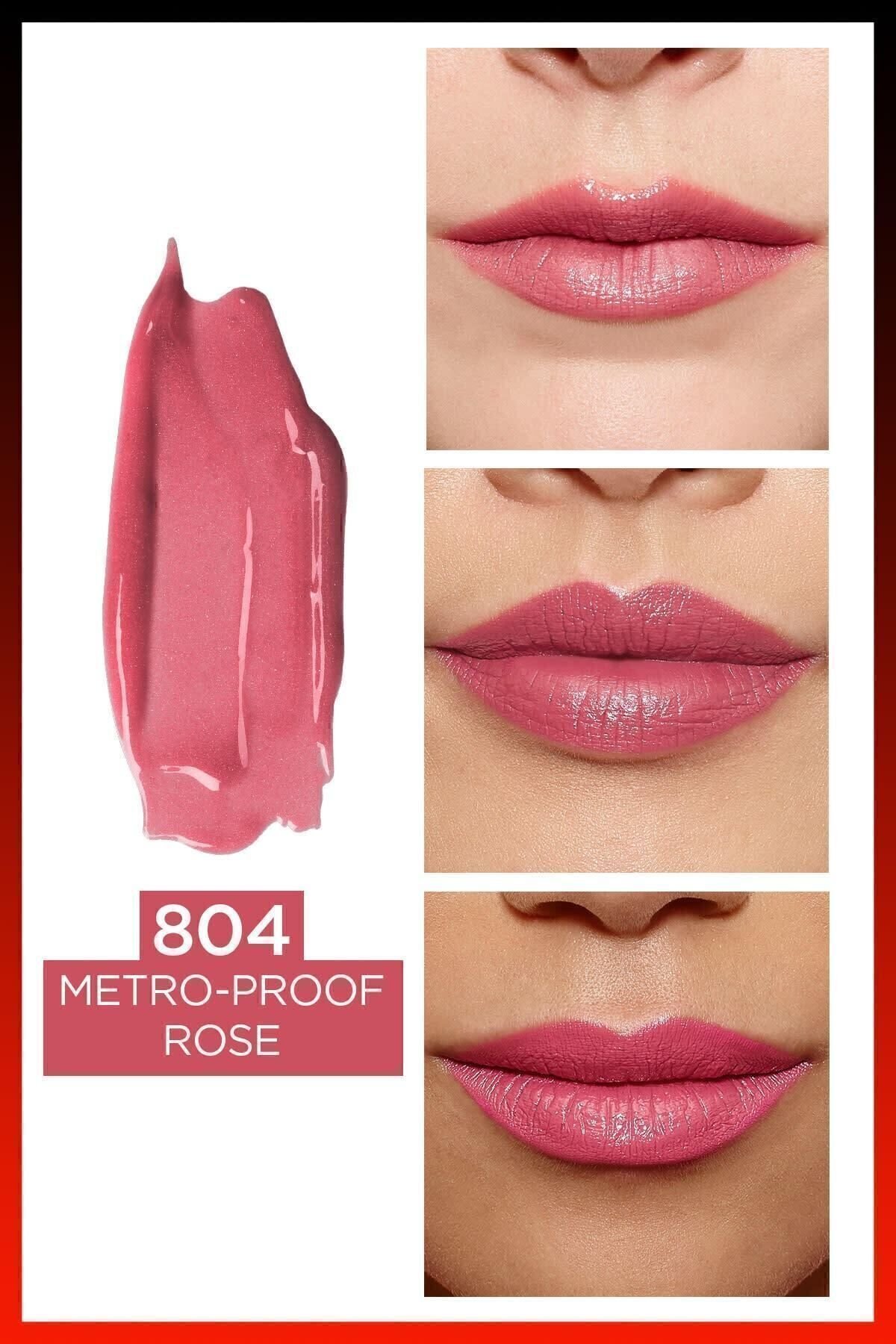 L'oréal Paris Infaillible 2-step 24 Saat Kalıcı Likit Ruj & Balm - 804 Metro-proof Rose