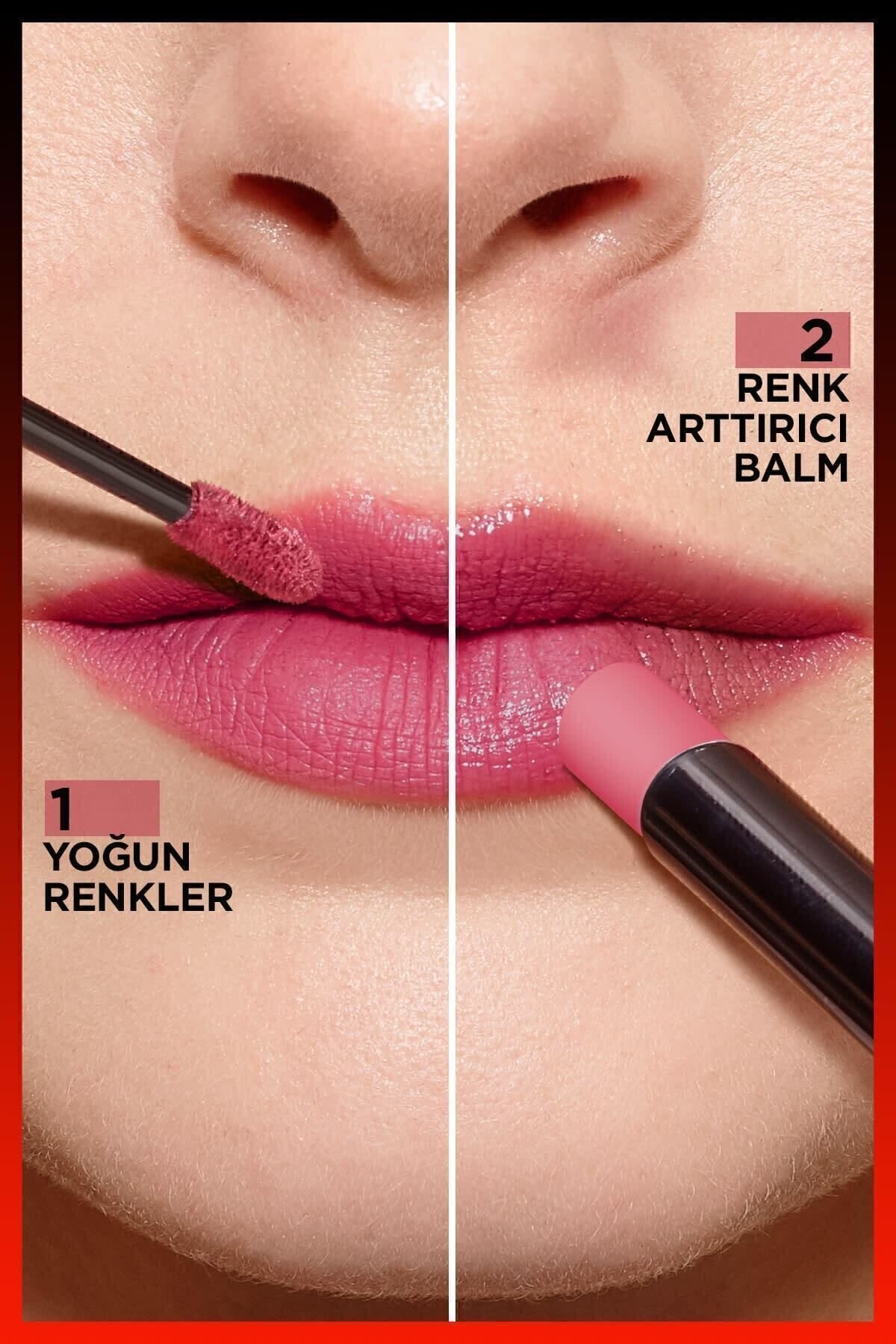 L'oréal Paris Infaillible 2-step 24 Saat Kalıcı Likit Ruj & Balm - 804 Metro-proof Rose