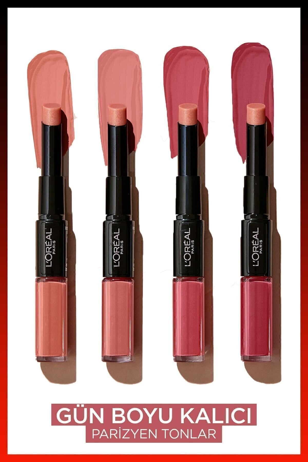 L'oréal Paris Infaillible 2-step 24 Saat Kalıcı Likit Ruj & Balm - 804 Metro-proof Rose