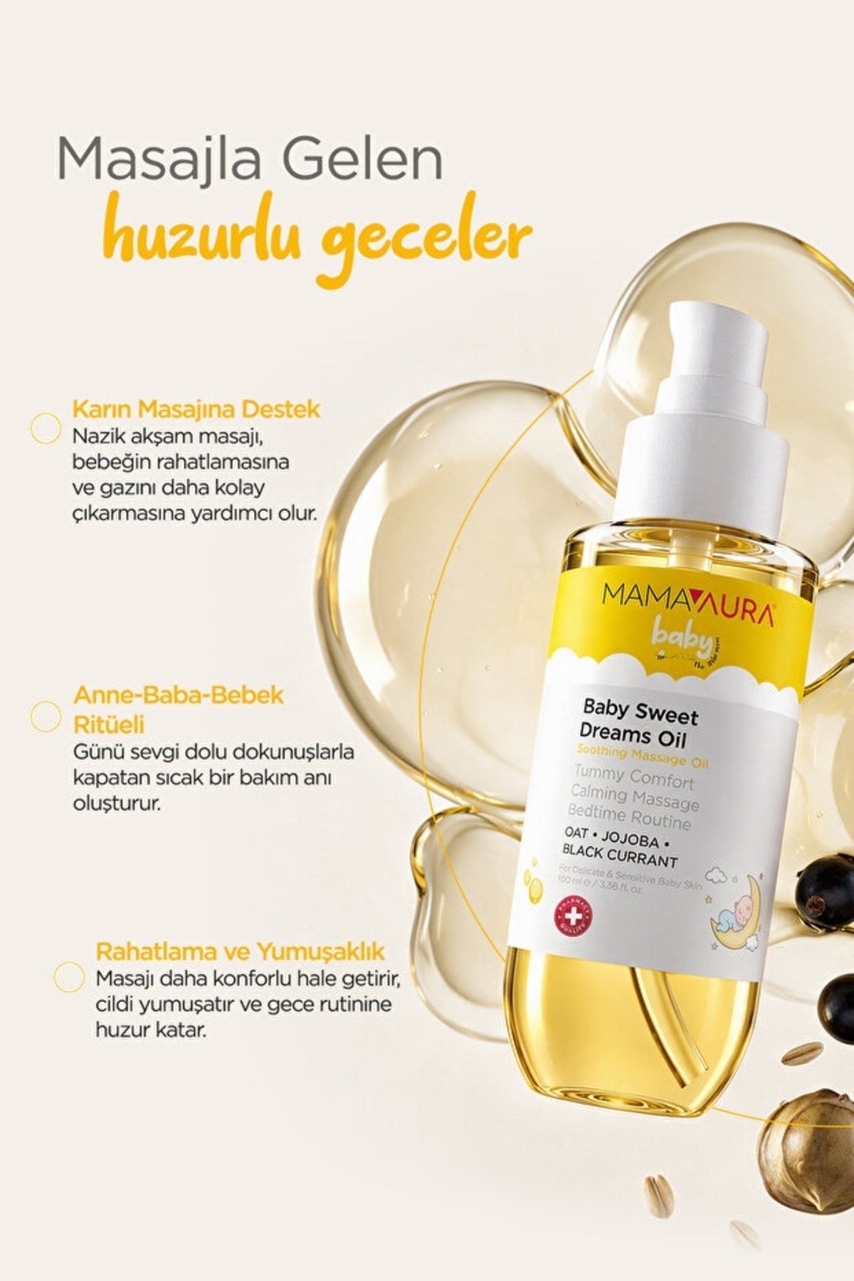 MAMAAURA Baby Sweat Dreams Oil