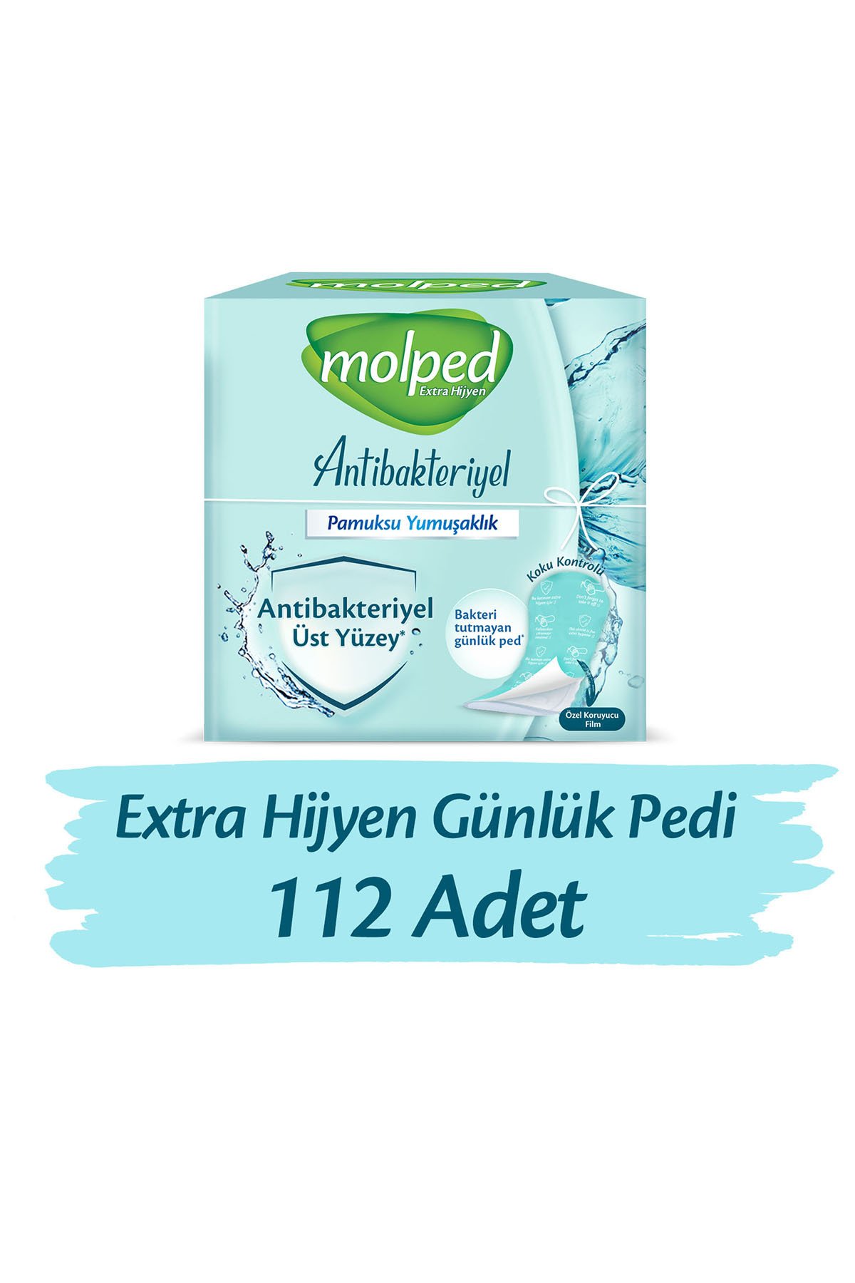 Molped Antibakteriyel Hijyen Günlük Ped 28'li x4 adet