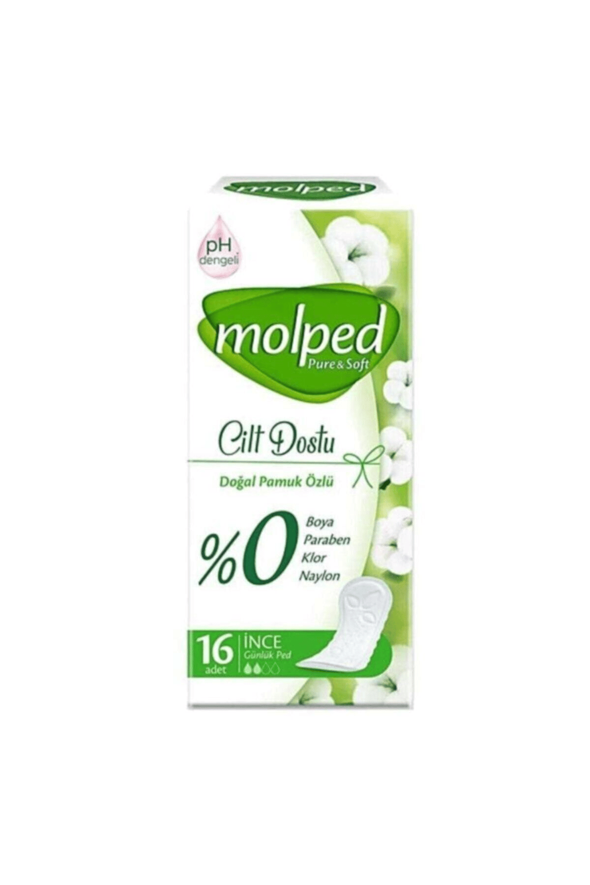 Molped Günlük Pure Soft İnce 16'lı