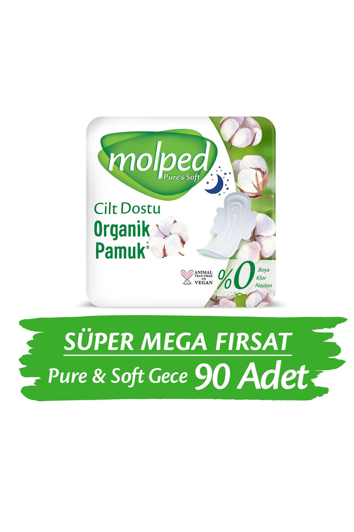 Molped Pure&soft Gece Süper 30^lu x 3 Adet 