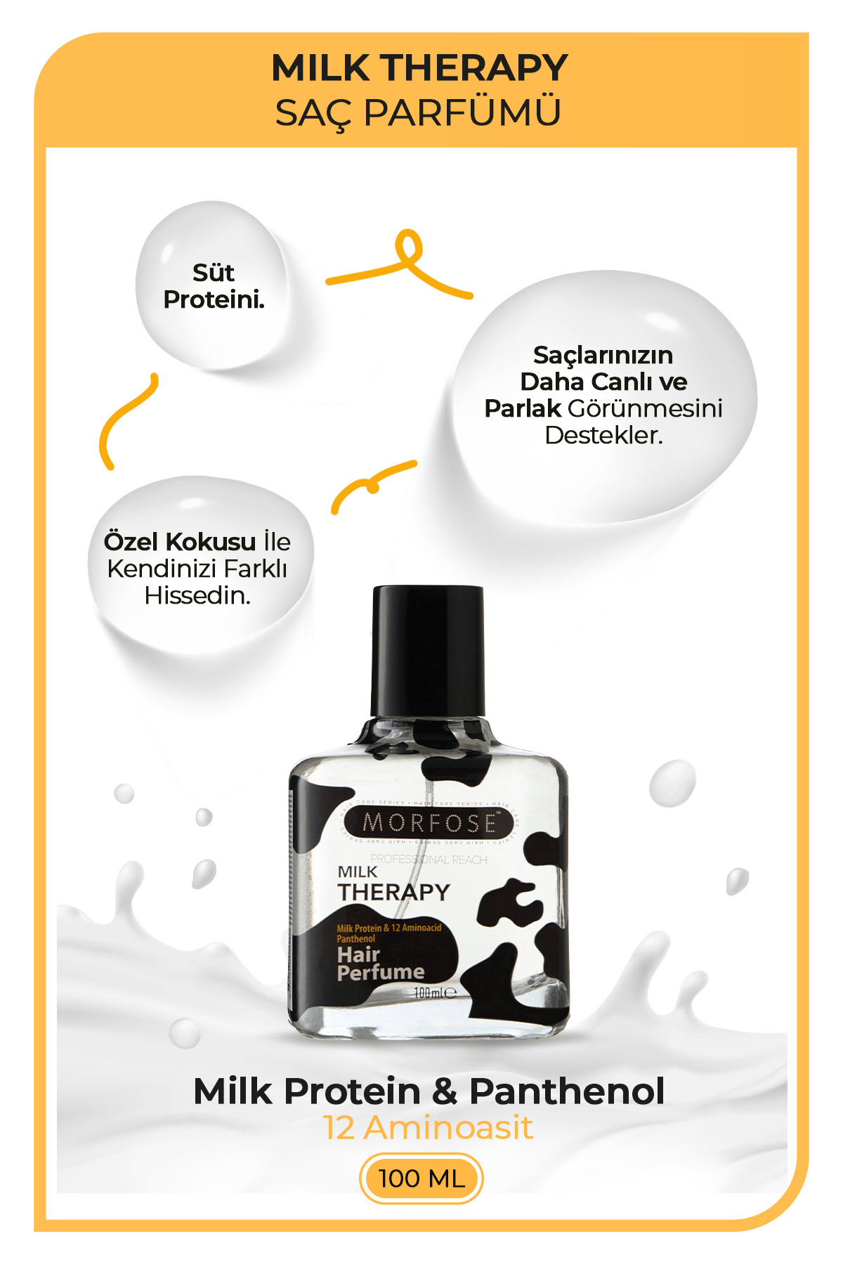 Morfose Milk Therapy Saç Parfümü 100 ml
