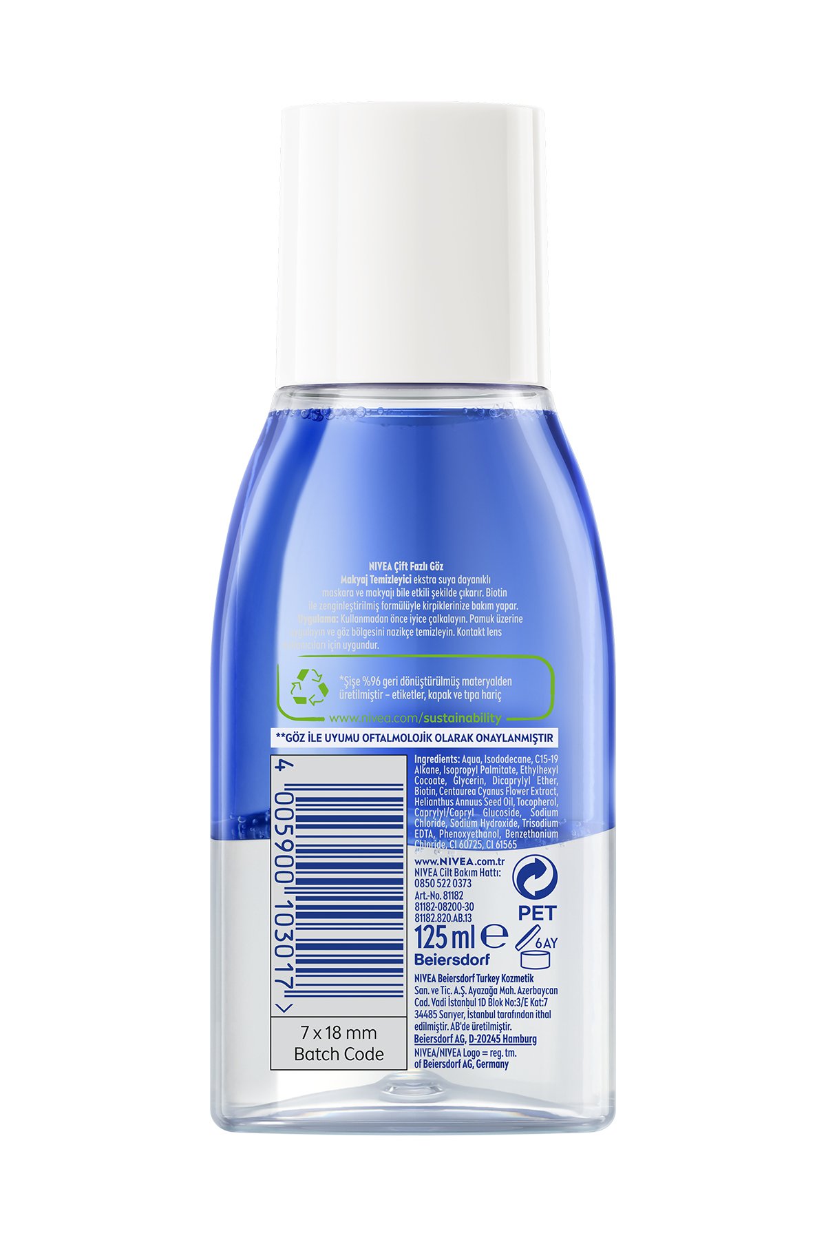 Nivea Göz Makyaj Temizleyici 125ml