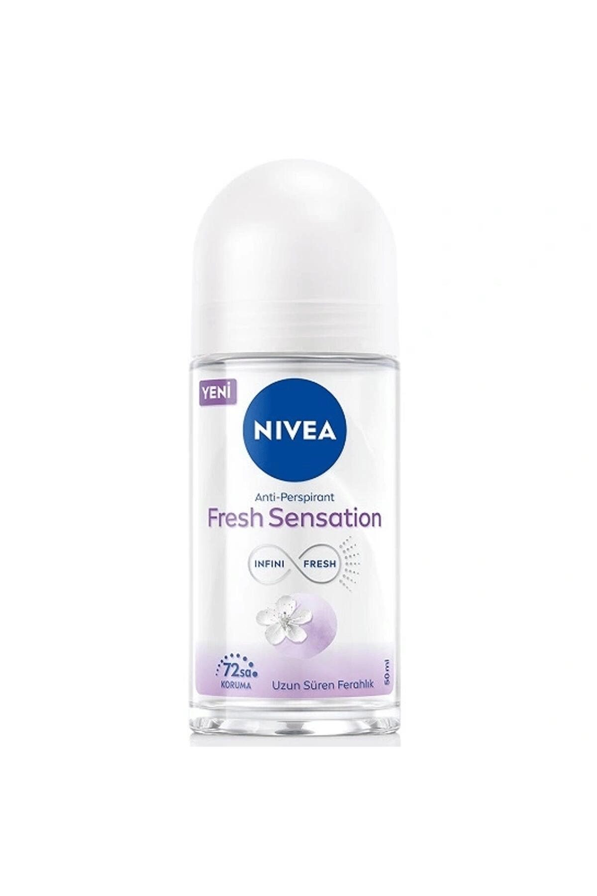 Nıvea Kadın Roll-on Deodorant Fresh Sensation 50ml, Ter Kokusuna Karşı 72 Saat Koruma, Ferahlık