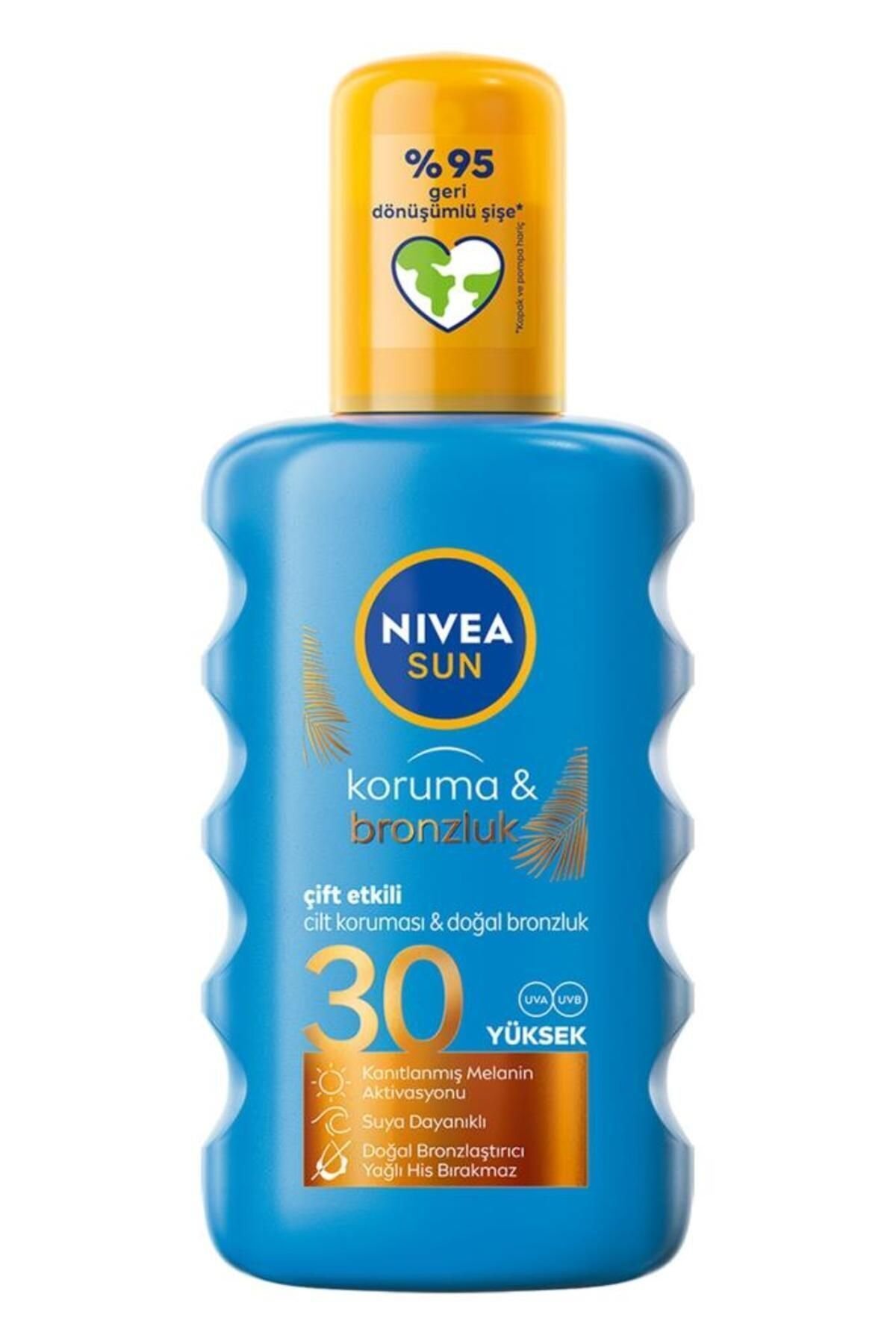 Nıvea Sun Koruma & Bronzluk Arttırıcı Güneş Spreyi 30 Faktör 200ml