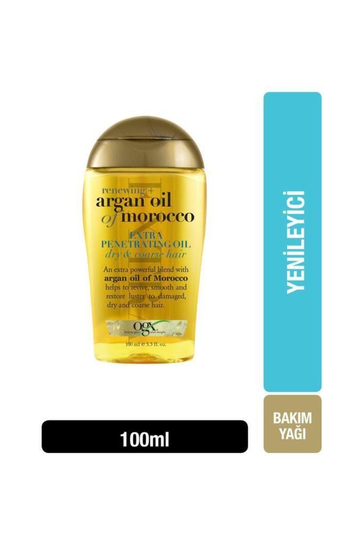 OGX Yenileyici Argan Oil Of Morocco Sülfatsız Saç Bakım Yağı 100 ml