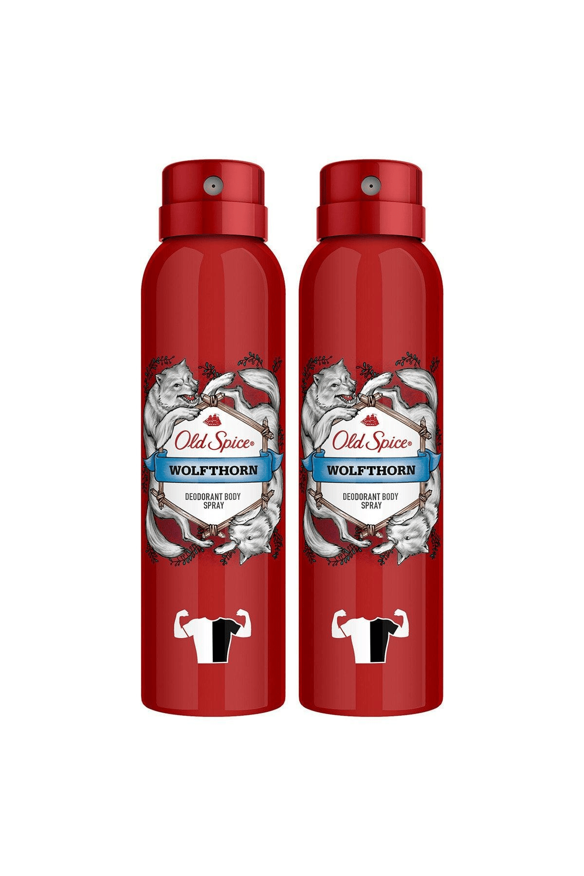 Old Spice Sprey Deodorant 150 ml Wolfthornx2