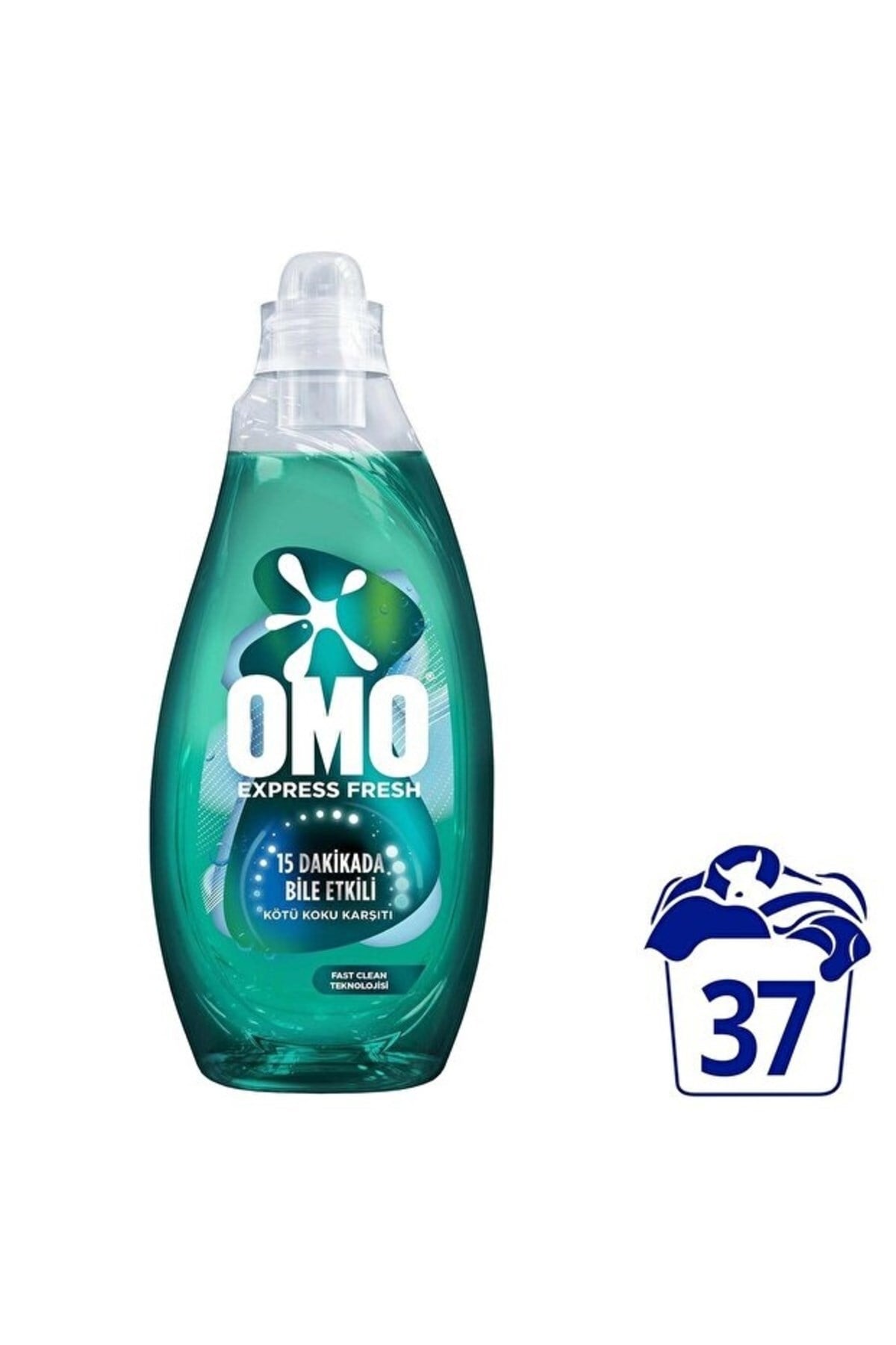 Omo Express Fresh Kötü Koku Karşıtı Beyaz ve Renkliler Sıvı Çamaşır Deterjanı 1480 ml x6