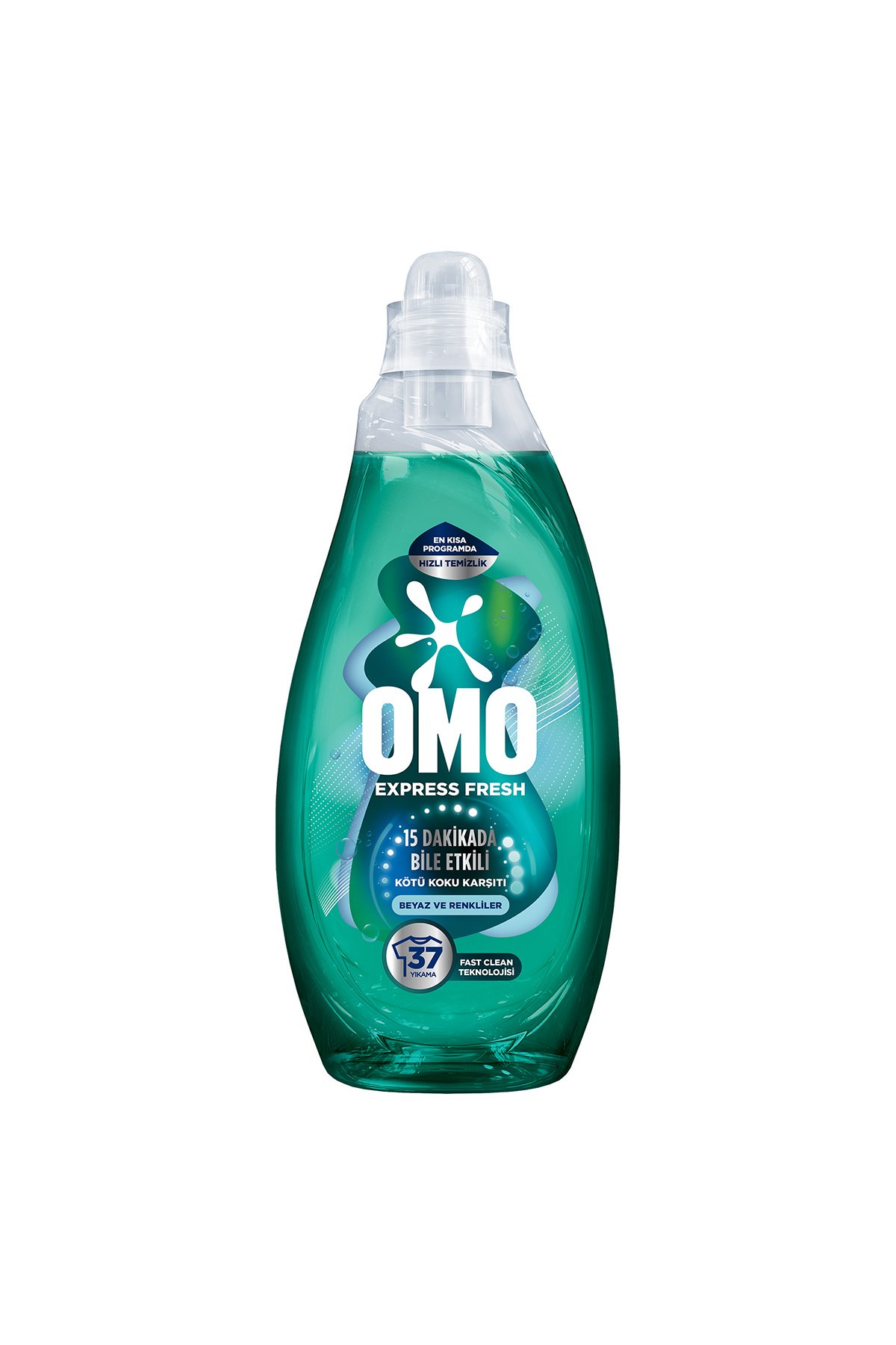 Omo Express Fresh Kötü Koku Karşıtı Beyaz Ve Renkliler Sıvı Çamaşır Deterjanı 1480 ml