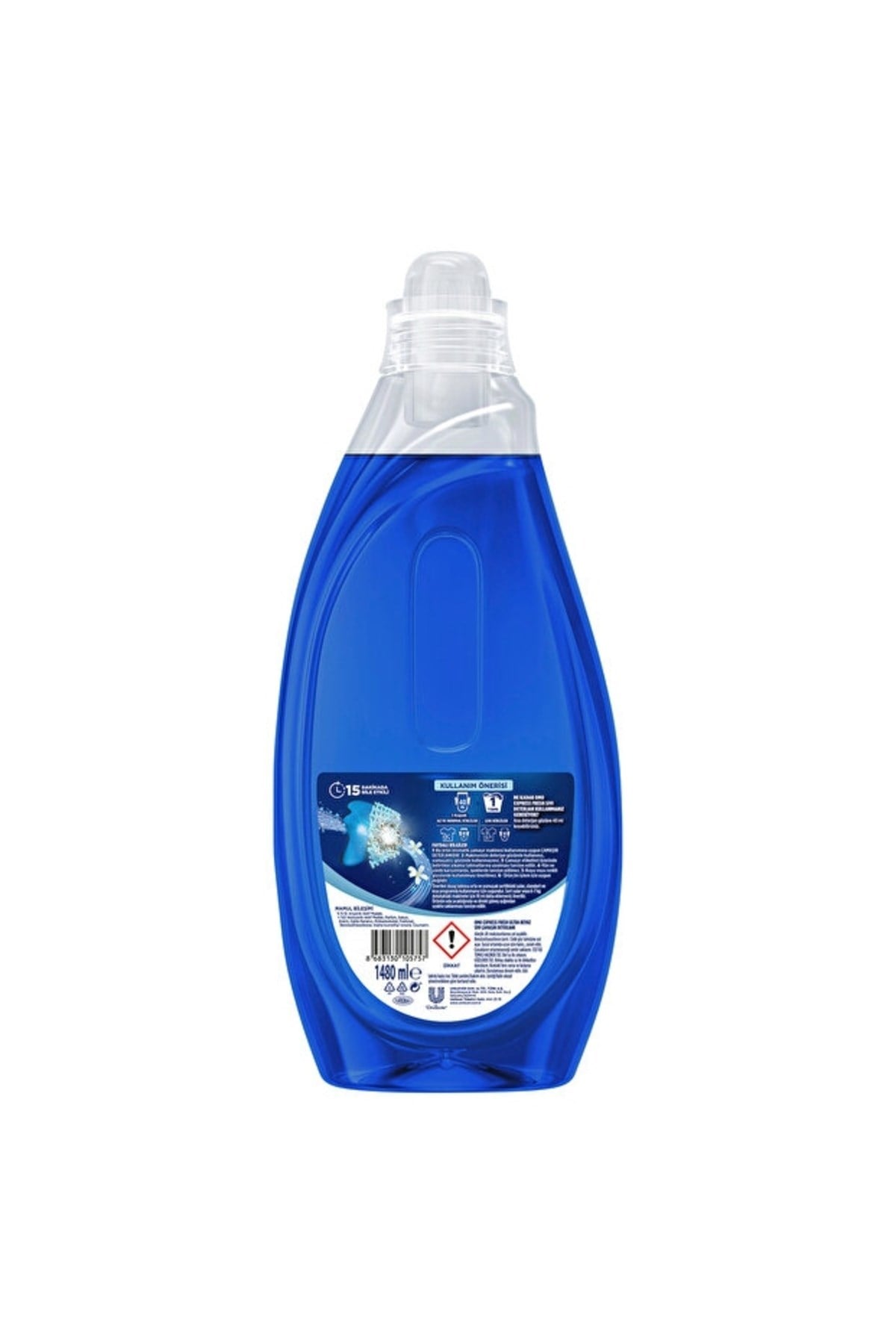 Omo Express Fresh Ultra Beyaz Sıvı Çamaşır Deterjanı 1480 ml x3