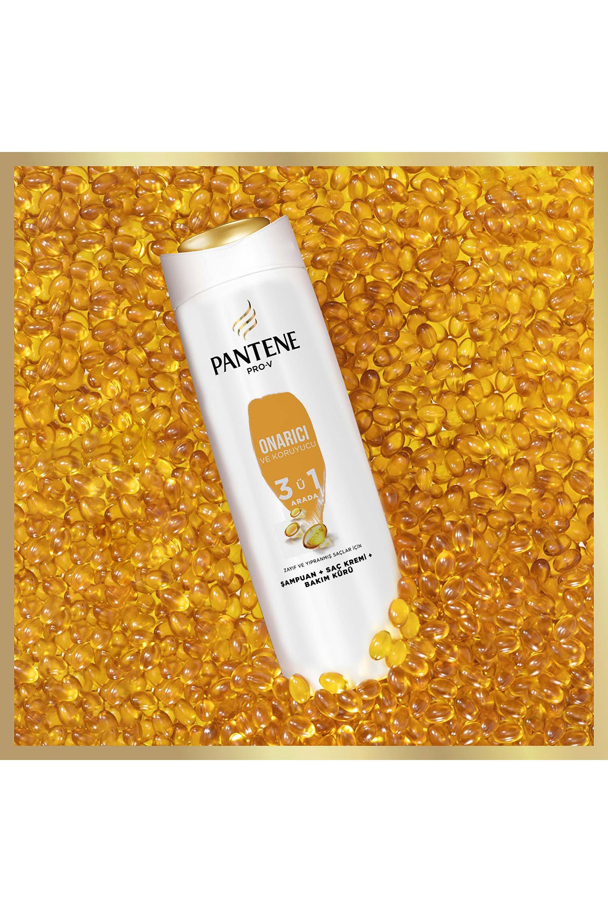Pantene Şampuan 350 ml Onarıcı Ve Kor. 3ü1 Arada