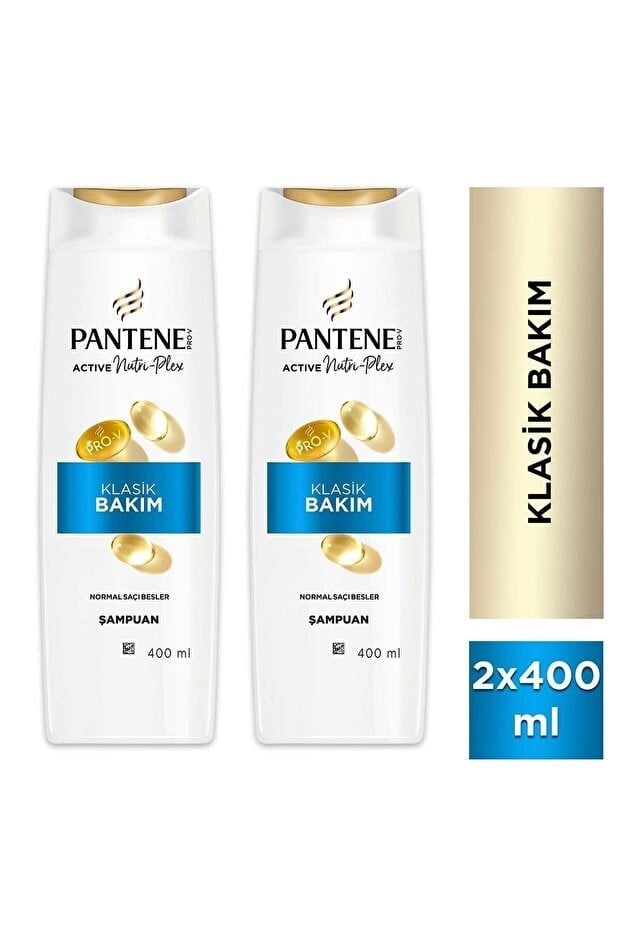 Pantene Şampuan Temel Bakım 400 ml X2