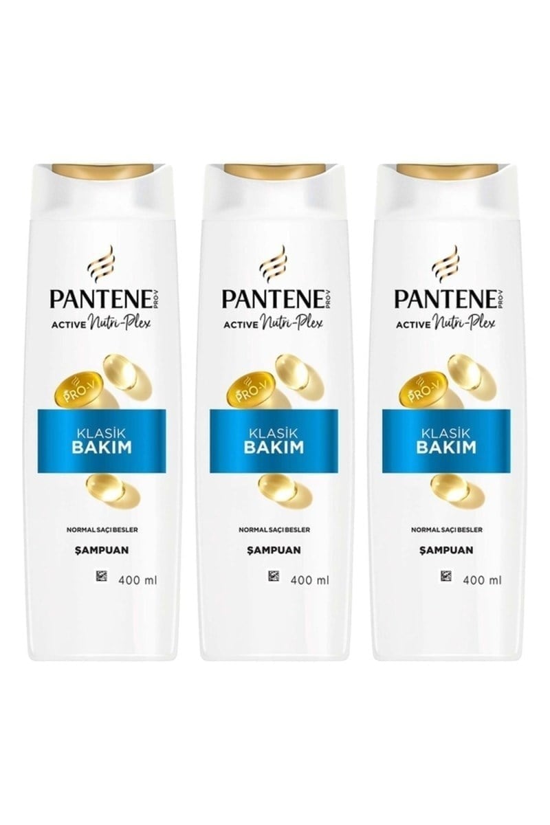 Pantene Şampuan Temel Bakım 400 ml X3