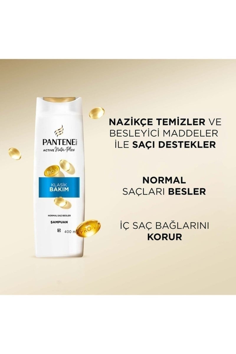 Pantene Şampuan Temel Bakım 400 ml X3