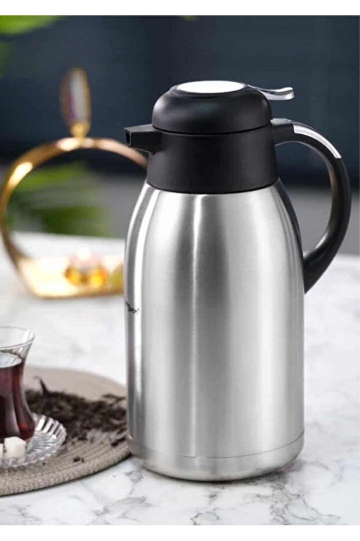 Penguen 1250XS Paslanmaz Çelik Çay Termosu 2.5 Litre