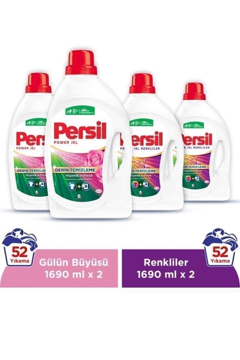 Persil Jel  2x Gülün Büyüsü 2x Color  Sıvı Çamaşır Deterjanı