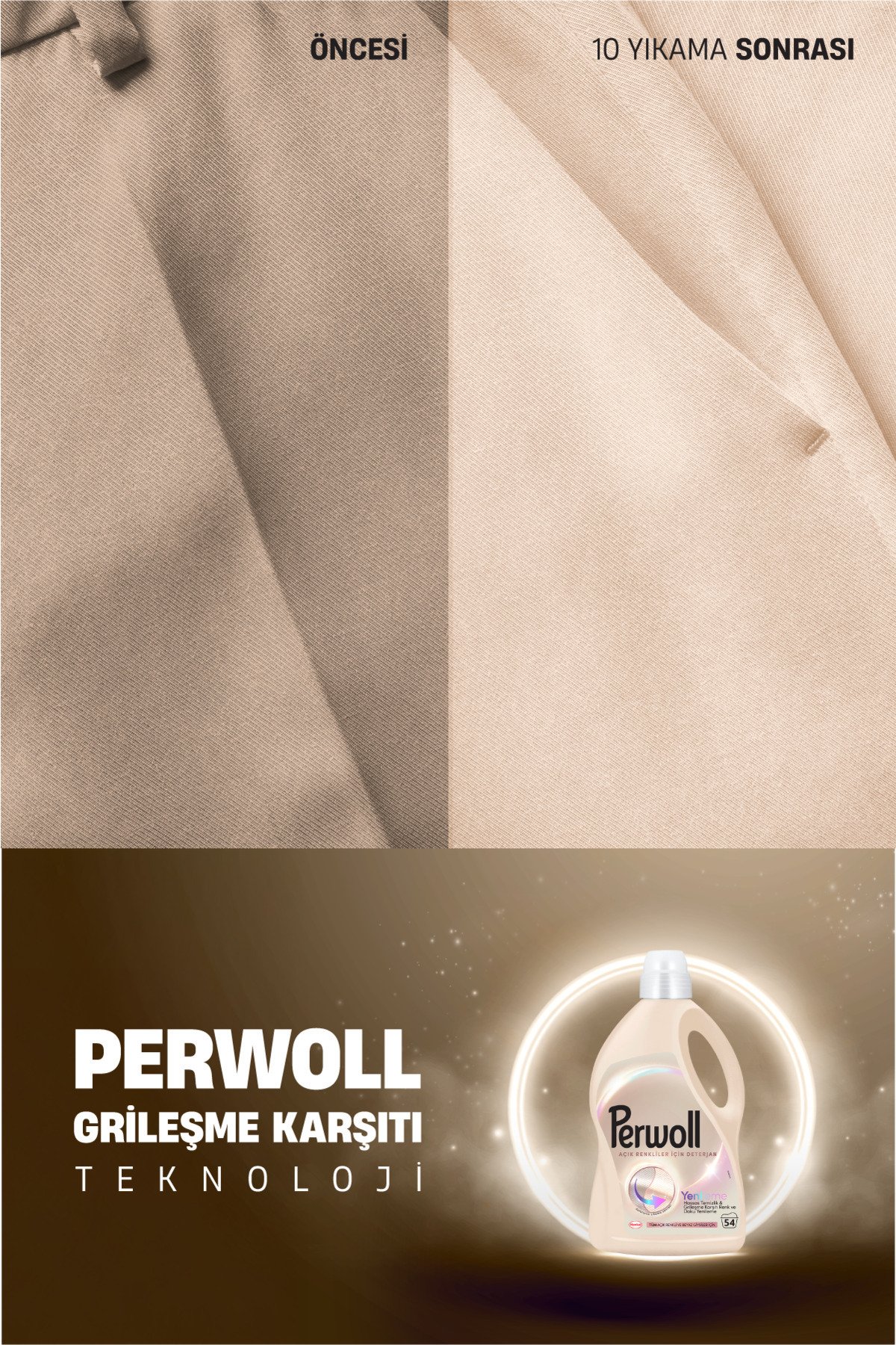 Perwoll Açık Renkliler Hassas Sıvı Çamaşır Deterjanı 2.97L X 4Adet