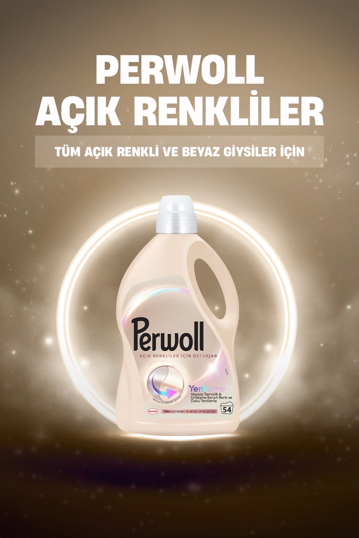 Perwoll Açık Renkliler Hassas Sıvı Çamaşır Deterjanı 2.97L X 4Adet