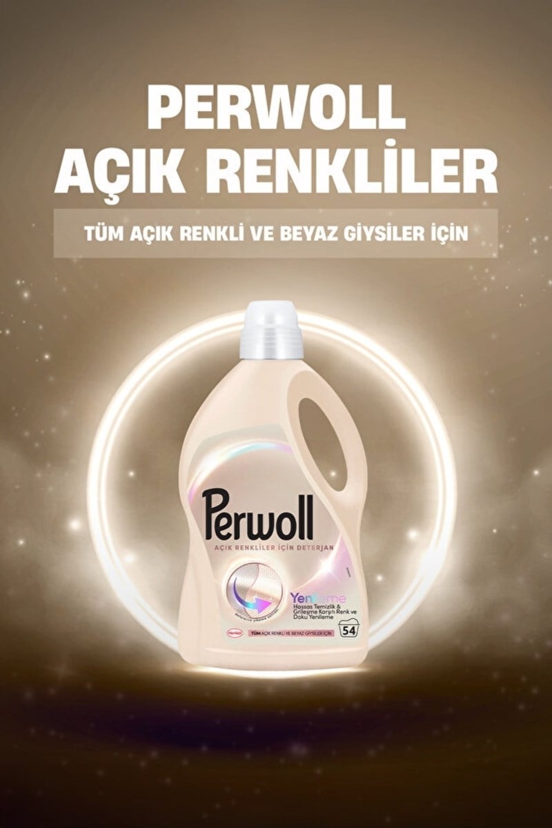 Perwoll Hassas Sıvı Çamaşır Deterjanı 4 x 2.97 (195 Yıkama) Siyah+Renkli+Açık Renkliler+Çiçek Cazibesi