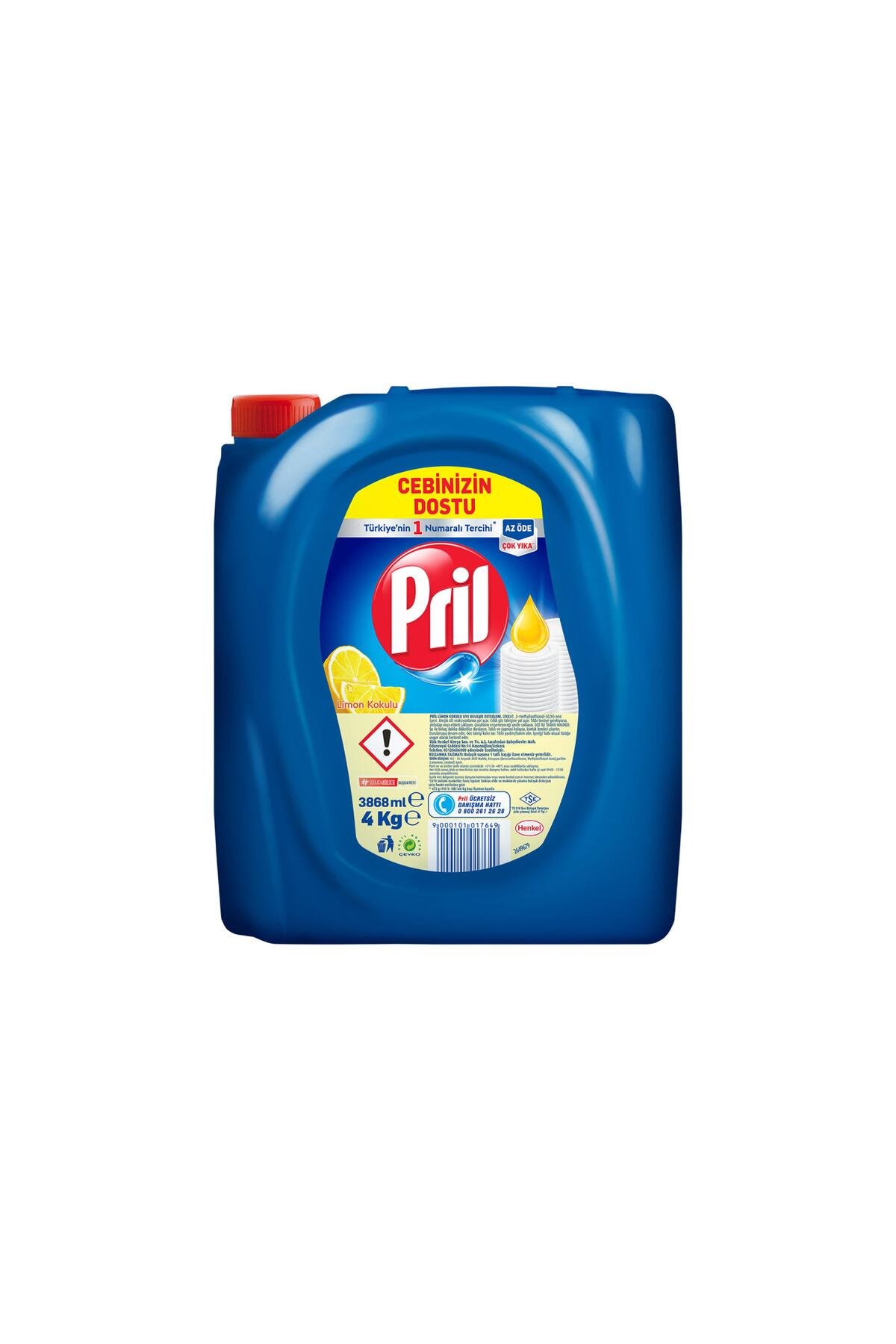 Pril Bulaşık Sıvısı Limon 4 kg