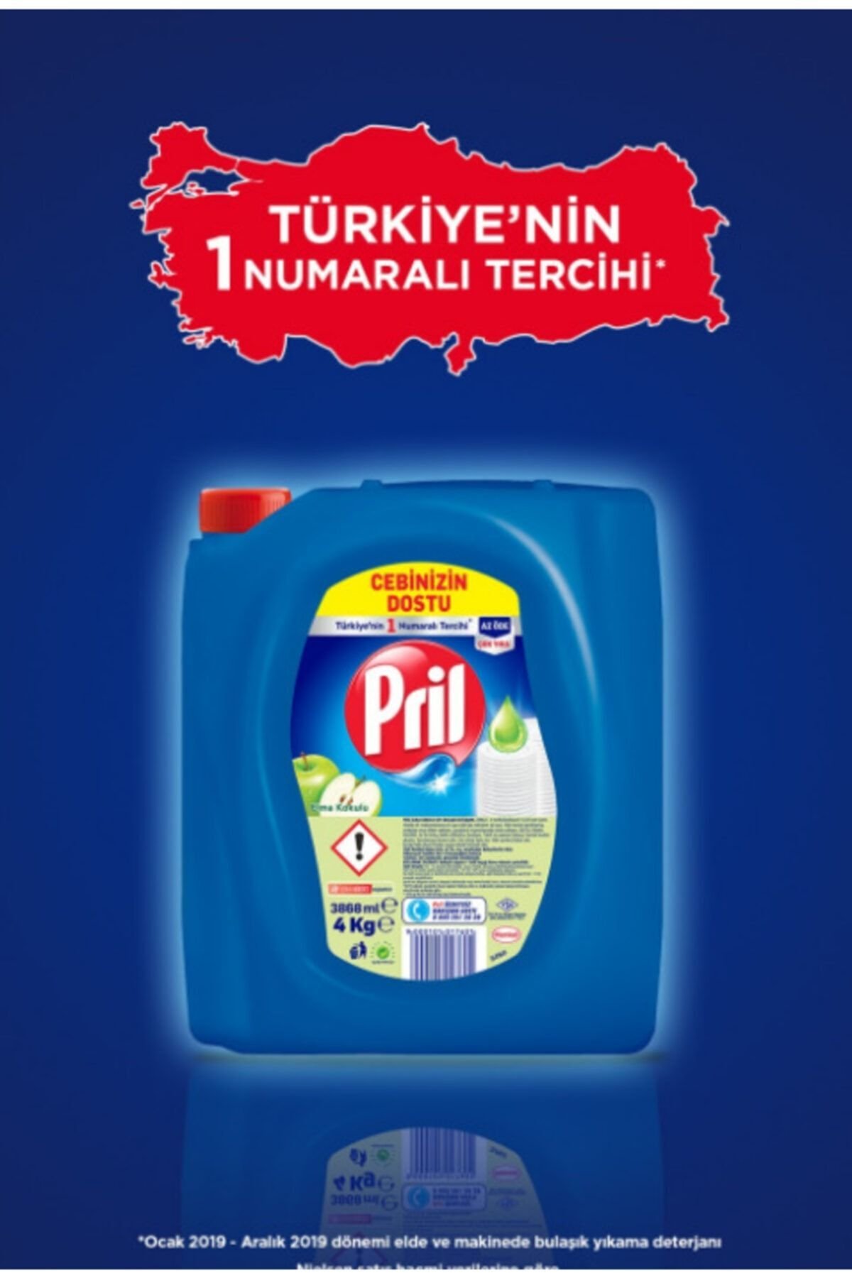 Pril Bulaşık Sıvısı Limon 4 kg x4 Adet