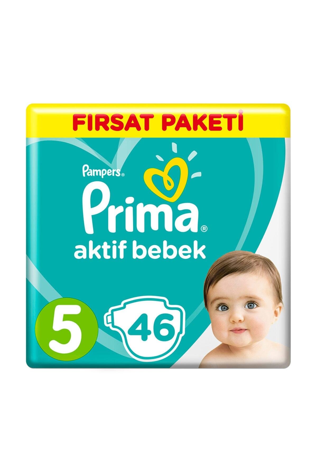 Prima Aktif Bebek Bezi 5 Beden Junior (11-16 kg) 46'lı