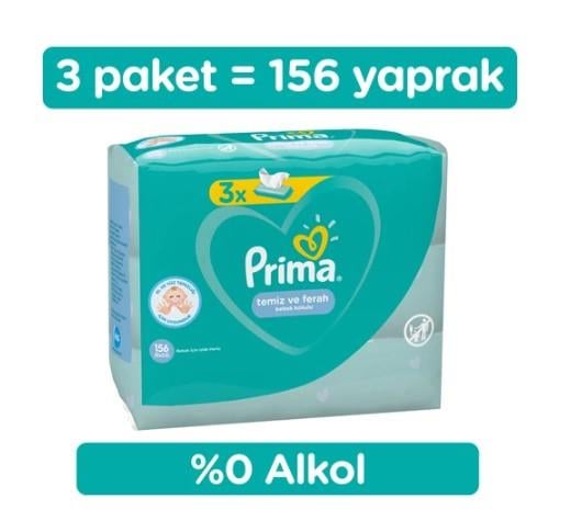 Prima Pampers Islak Havlu Fresh Clean 156 yaprak