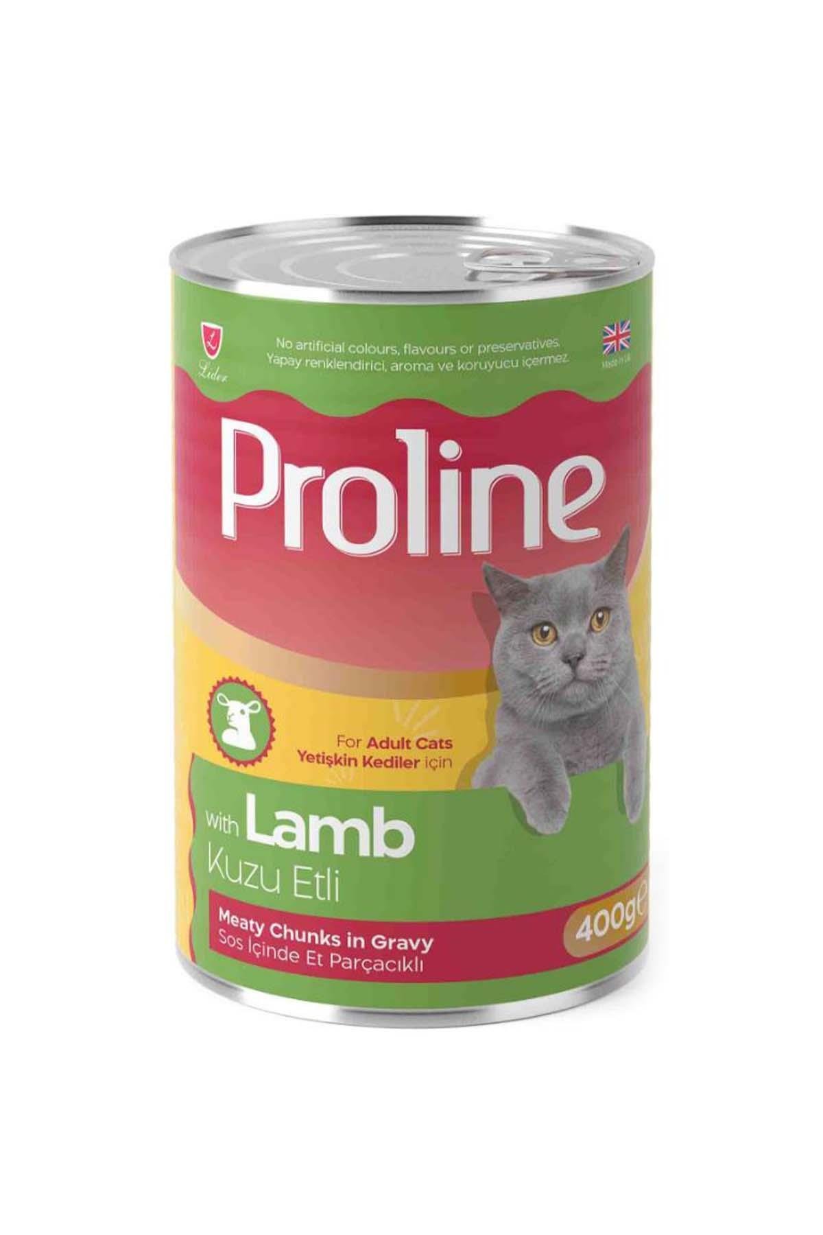 Pro Line Kuzulu Gravy Yetişkin Kedi Konserve Maması 400 Gr