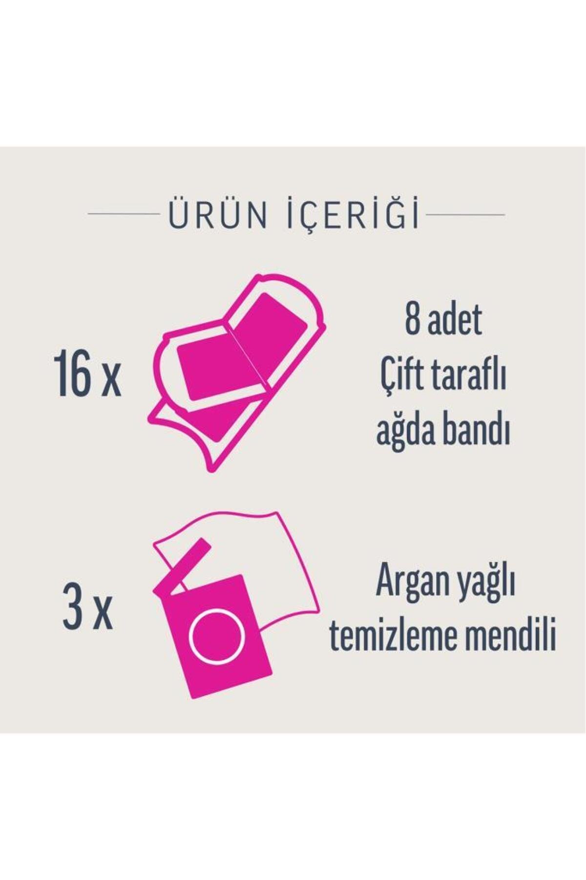Pure Hipoalerjenik Sir Ağda Bandı Bikini & Koltuk Altı Bölgesi Hassas Ciltler 16'lı