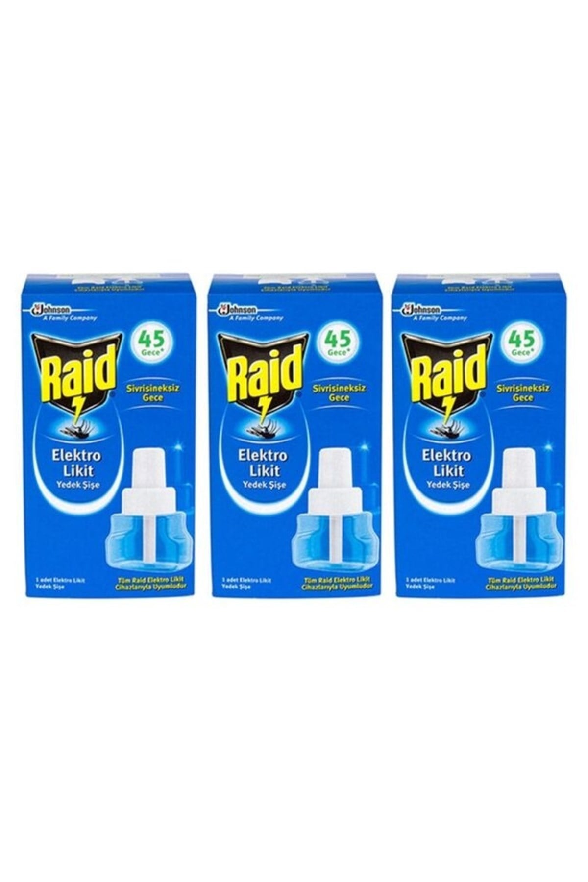 Raid Elektrolikit Yedek 45 Gece 27 ML X3