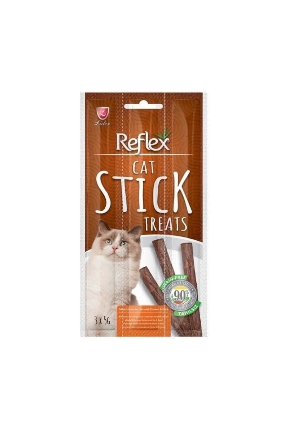 Reflex Kedi Ödül Sticks Tavuk & Ördek 5 gr