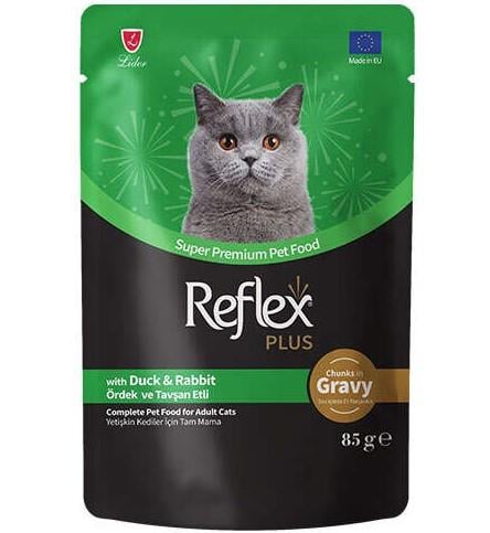 Reflex Ördekli Kedi Yetişkin Pouch 85gr