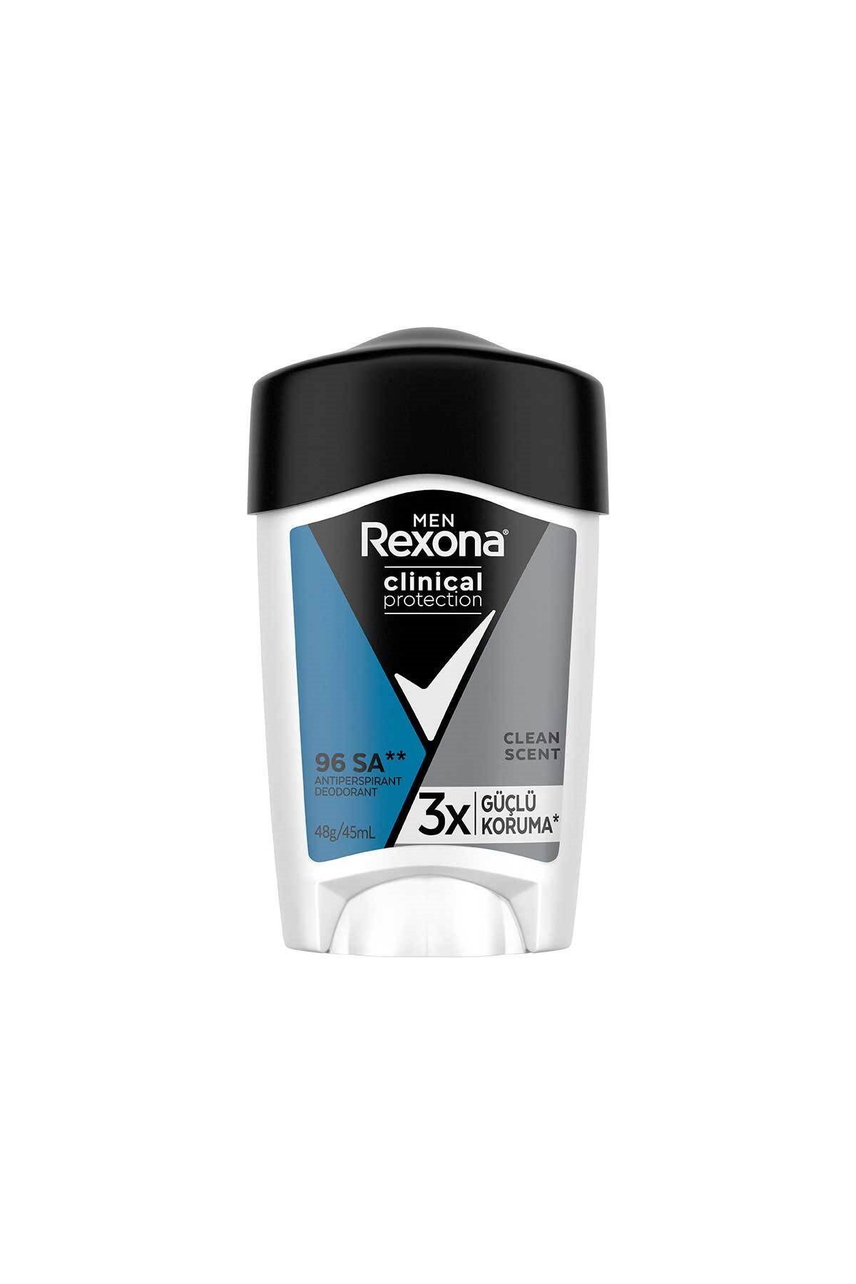 Rexona Clinical Protection Erkek Stick Deodorant Clean Scent 45 ml