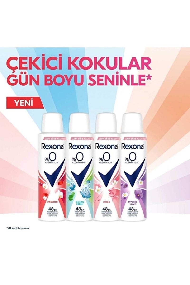 REXONA OCEAN FRESH %0ALUMINYUM DEO 150ML X3