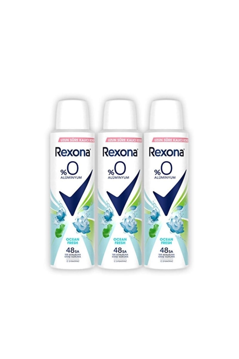 REXONA OCEAN FRESH %0ALUMINYUM DEO 150ML X3