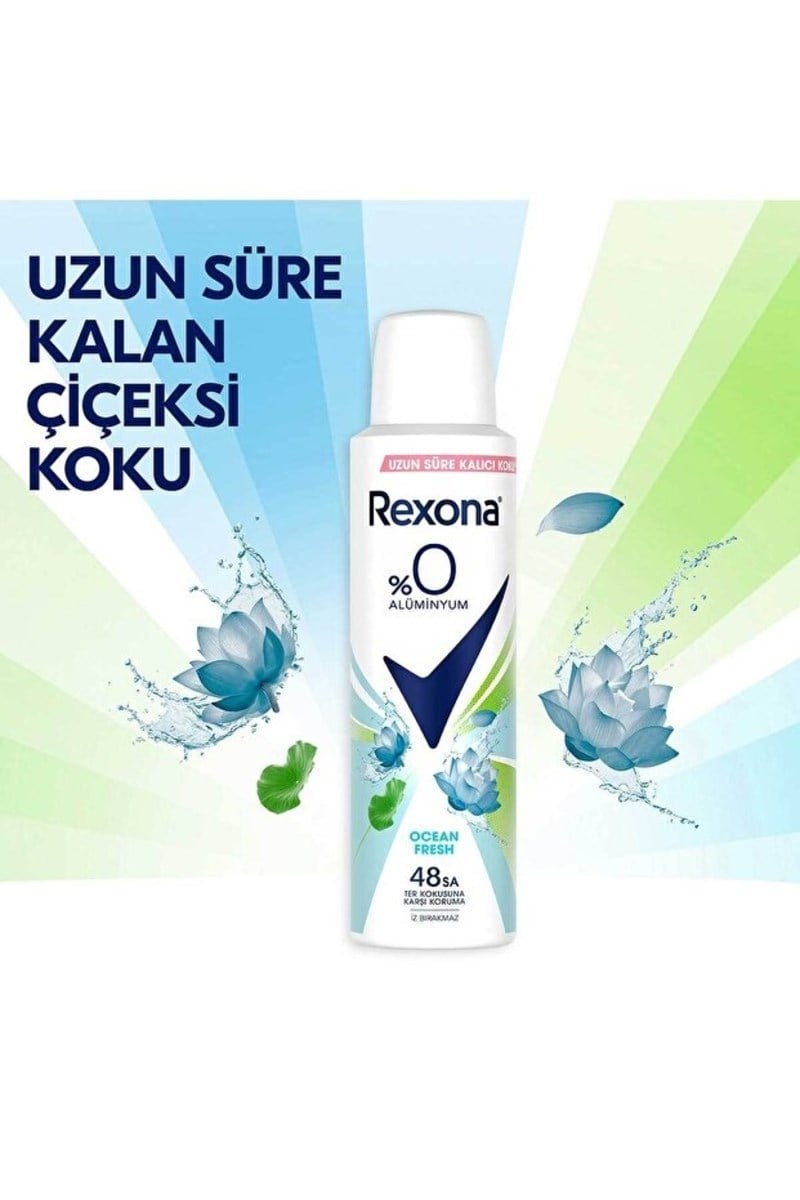 REXONA OCEAN FRESH %0ALUMINYUM DEO 150ML X3
