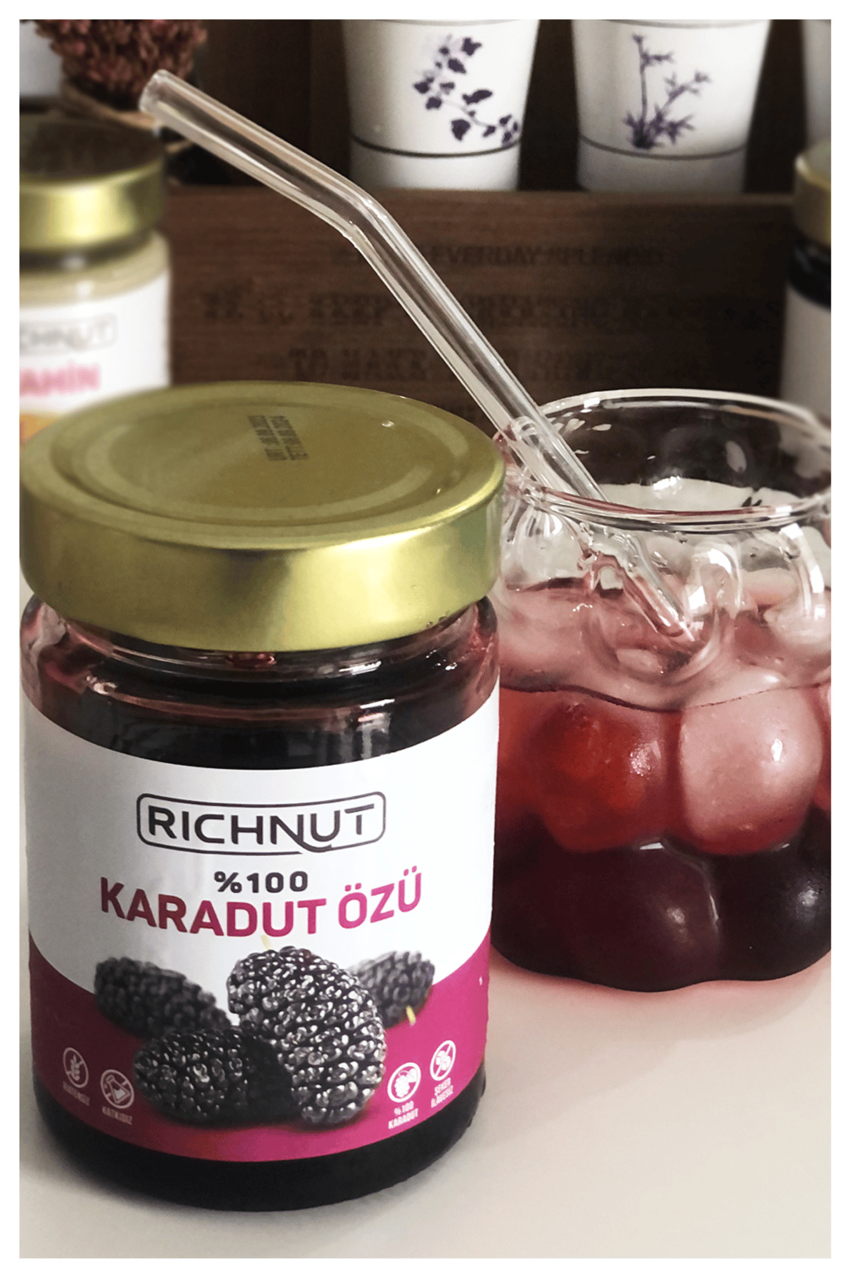 Richnut Karadut Özü 400gr