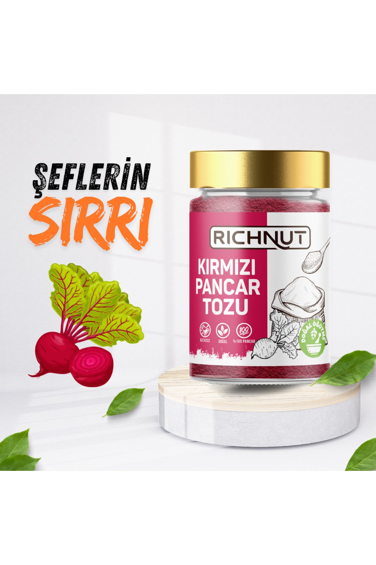 Richnut  Kırmızı Pancar Tozu 150 Gr