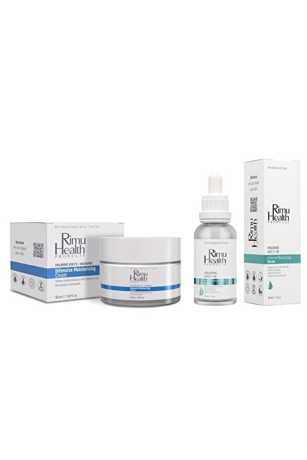 Rimu Health Products İntensive Moisturizing Serum+ Nemlendirici Aydınlatıcı Yüz Kremi 50 Ml 