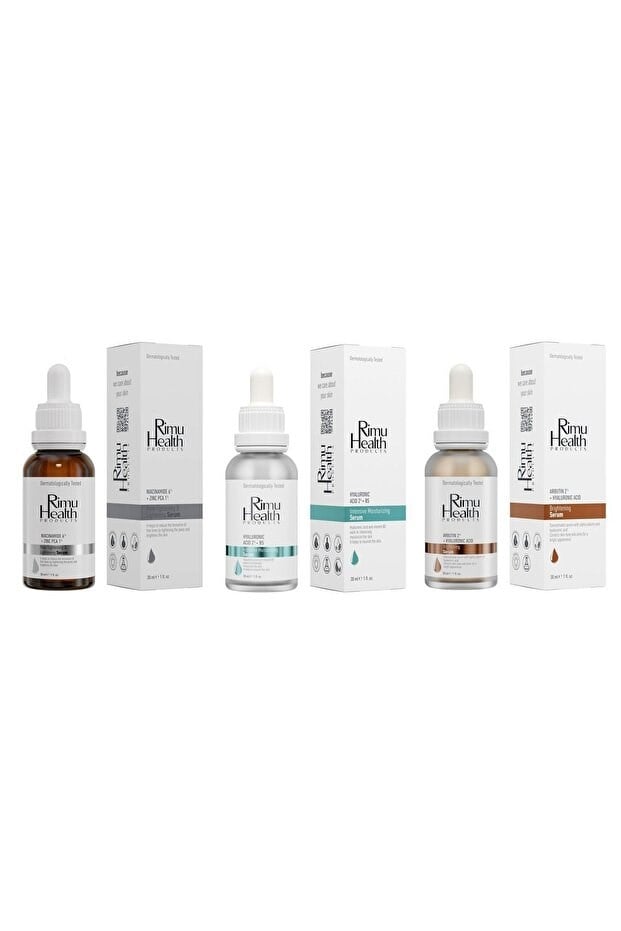 Rimu Health Products Pure Tightening Serum + İntensive Moisturizing Serum +  Brightening Serum 