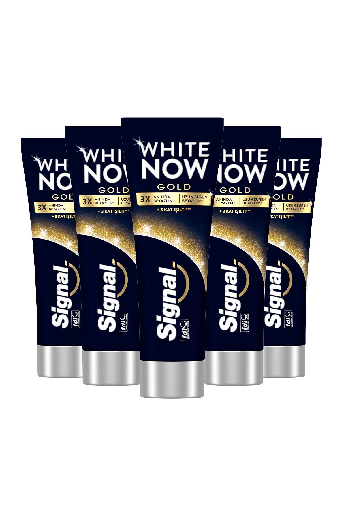 Signal White Now Gold Anında Beyazlatıcı Diş Macunu 75 ml x5 Adet