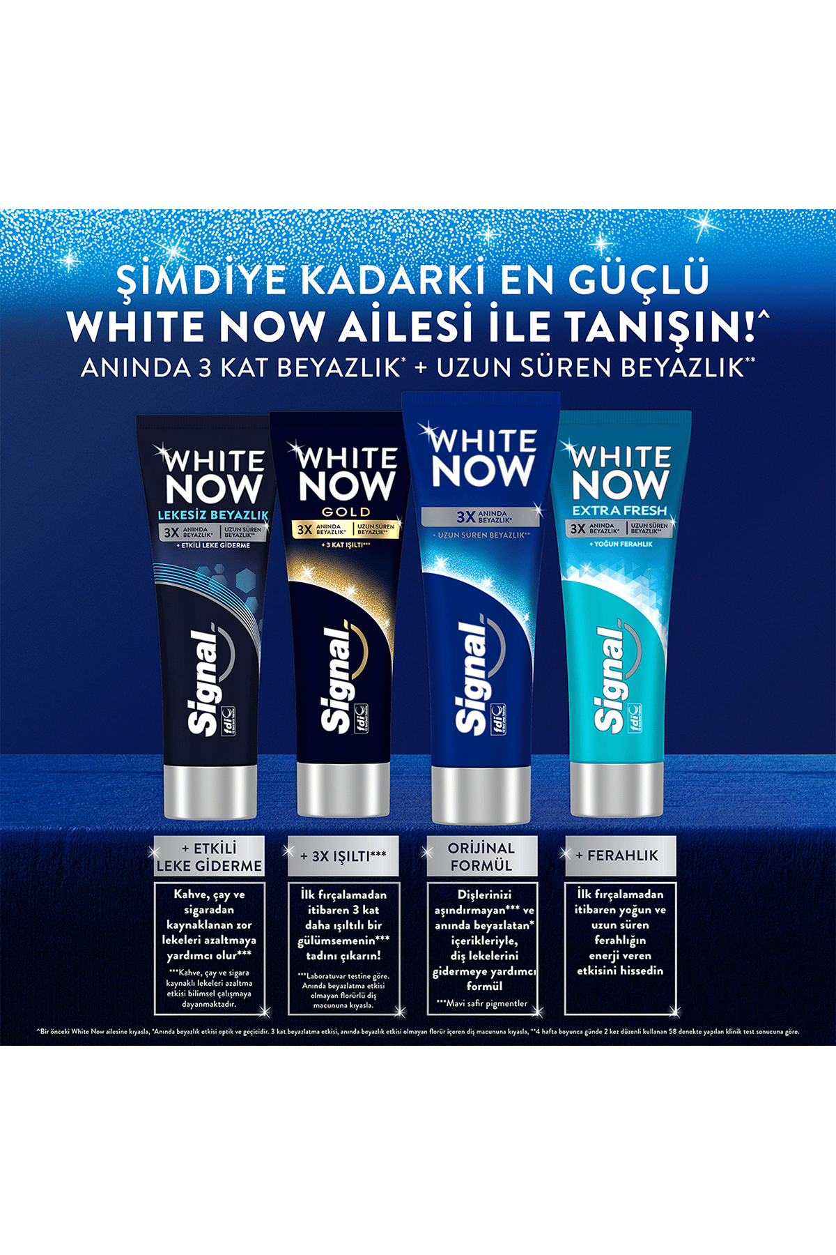 Signal White Now Original Anında Beyazlatıcı Diş Macunu 75ml X3