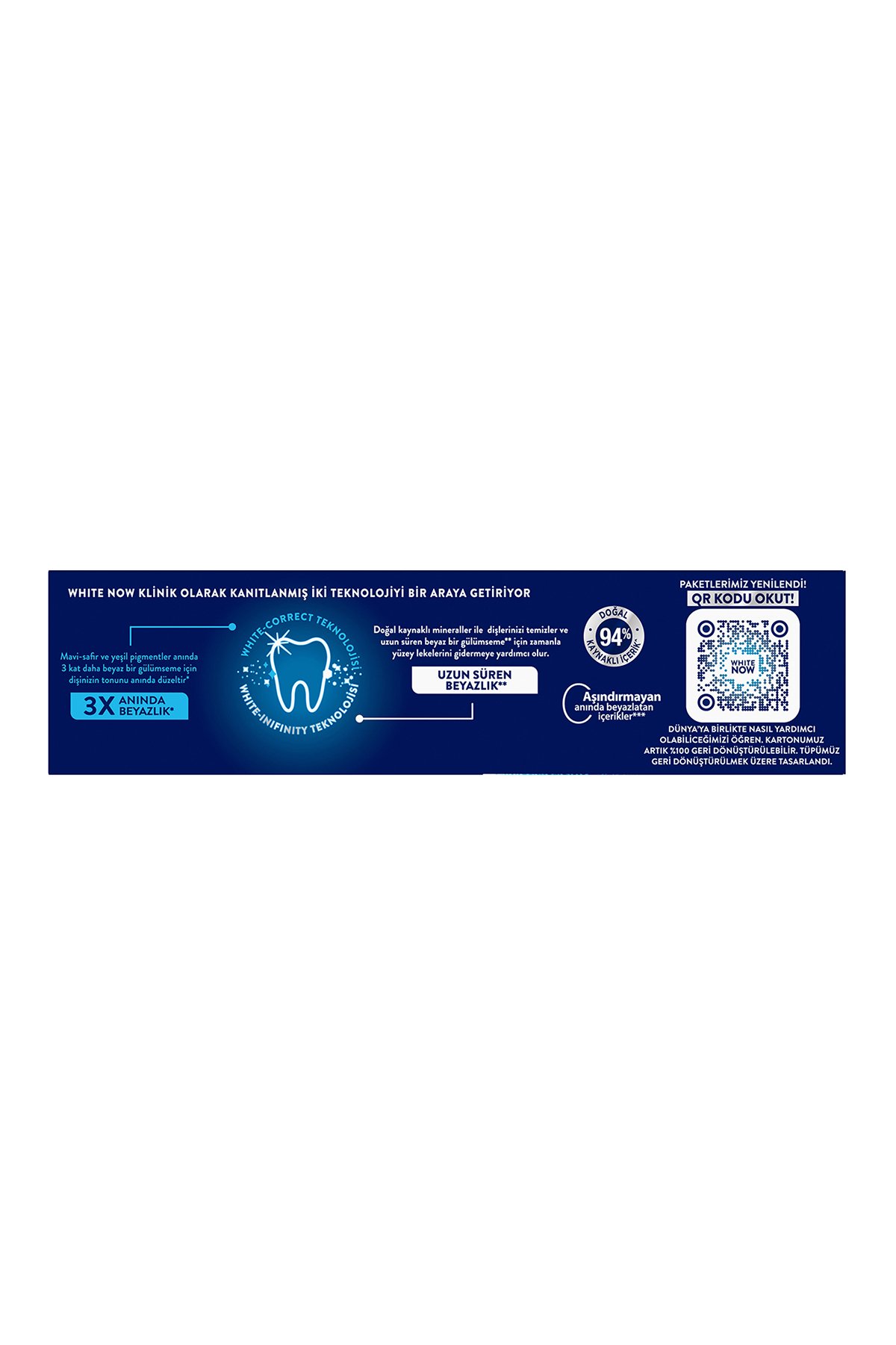 Signal White Now Original Anında Beyazlatıcı Diş Macunu 75ml X3