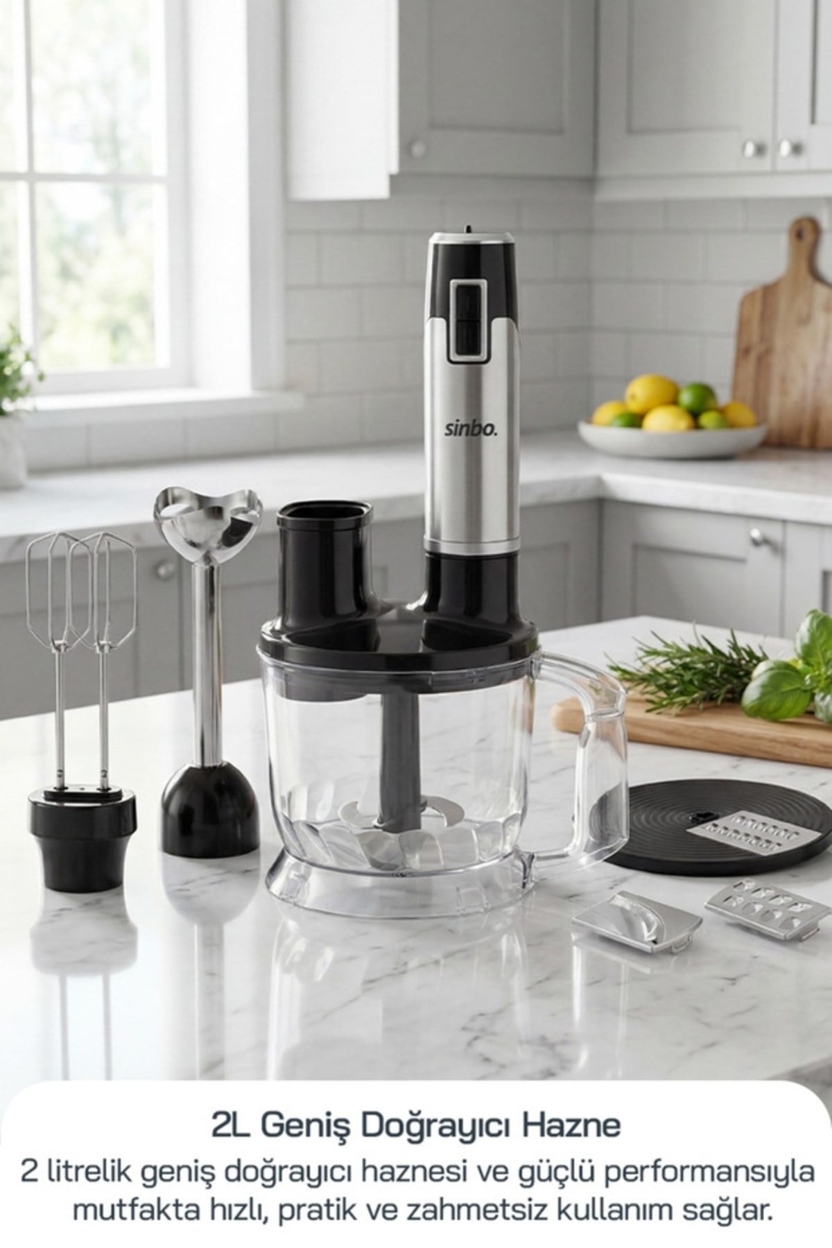Sinbo SHB-3186 5 Fonksiyonlu El Blender Seti